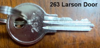 263 Key for LARSON STORM DOORS/DOORS ONLY **